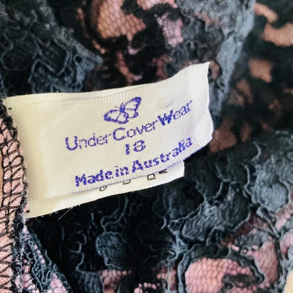 Vintage 90s UNDERCOVER WEAR camisole top corset Size 16 - Picture 10 of 11